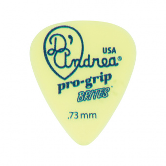TPGB351.73MD Pro-Grip Brites Медиаторы, 12шт, делрин, 0.73мм, стандартные, D'Andrea от магазина Соло в Иркутске