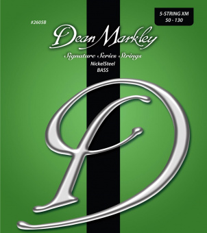 DM2605B Signature Nickel Steel Комплект струн для 5-струнной бас-гитары, 50-130, Dean Markley от магазина Соло в Иркутске