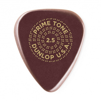 511R2.5 Primetone Медиаторы, 12шт, толщина 2,5мм, гладкие, стандартные, Dunlop от магазина Соло в Иркутске