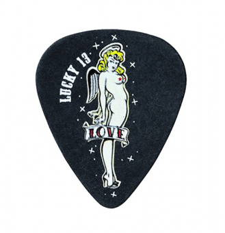 L09R.60 Lucky 13 Love Girl Медиаторы 36 шт., толщина 0,60мм, Dunlop от магазина Соло в Иркутске