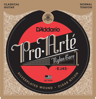 EJ45 PRO ARTE Струны для классической гитары нейлоновые Normal D`Addario от магазина Соло в Иркутске