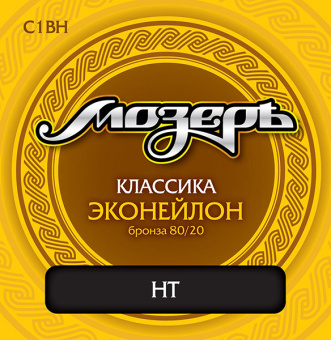 C1BH Комплект струн для классической гитары, эконейлон/бронза, сильное натяжение, Мозеръ от магазина Соло в Иркутске