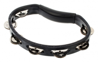 HTBK Headliner Hand Held Тамбурин, 1 ряд бубенцов, черный, Meinl от магазина Соло в Иркутске