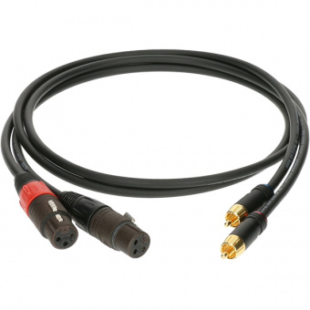 AL-RF0150 Кабель акустический RCA-XLRf, 1,5м, 2шт, Klotz от магазина Соло в Иркутске
