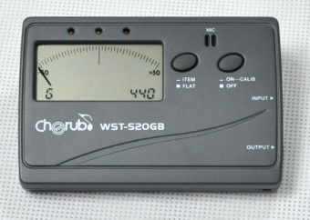 *WST-520GB Цифровой тюнер для гитары, бас-гитары Cherub от магазина Соло в Иркутске