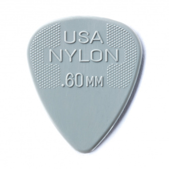 44P.60 Nylon Standard Медиаторы 12шт, толщина 0,60мм, Dunlop от магазина Соло в Иркутске