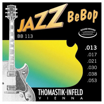 BB113 Jazz BeBob Комплект струн для электрогитары, Medium Light, сталь/никель,13-53, Thomastik от магазина Соло в Иркутске