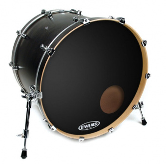 BD22RB EQ3 Resonant Пластик для бас-барабана 22", резонансный, черный, Evans от магазина Соло в Иркутске