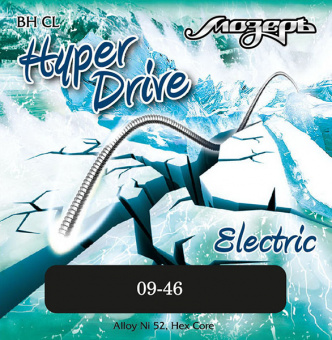 BH-CL Hyper Drive Комплект струн для электрогитары, никель/железо, 9-46, Мозеръ от магазина Соло в Иркутске