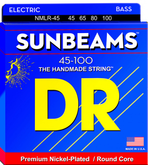 NMLR-45 SUNBEAMS Комплект струн для бас-гитары, 45-100, DR от магазина Соло в Иркутске