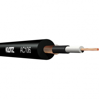 AC106SW.050 Кабель акустический 0,22мм2, небалансный, 50м, черный, Klotz от магазина Соло в Иркутске