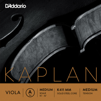 K411-MM Kaplan Forza Отдельная струна А/Ля для альта, среднее натяжение, D'Addario от магазина Соло в Иркутске