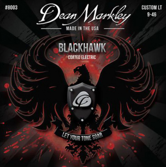 DM8003 Blackhawk Комплект струн для электрогитары, с покрытием, 9-46, Dean Markley от магазина Соло в Иркутске