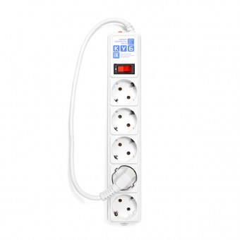 SPG-B-0,5М-WHITE PowerCube Фильтр-удлинитель 0,5м 10А/2,2кВт, Электрическая мануфактура от магазина Соло в Иркутске