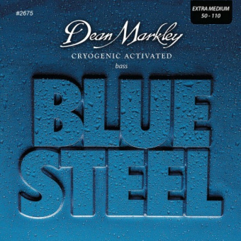 DM2675 Blue Steel Комплект струн для бас-гитары, сталь, 50-110, Dean Markley от магазина Соло в Иркутске