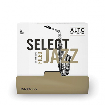 RSF01ASX3S-B25 Select Jazz Filed Трости для саксофона альт, размер 3, мягкие (Soft), 25шт, Rico от магазина Соло в Иркутске