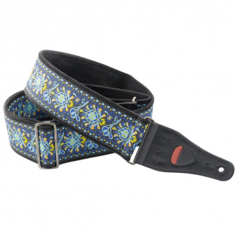 8419612000339 Standard Plus Woodstock II Blue Ремень для гитары, RightOn Straps от магазина Соло в Иркутске