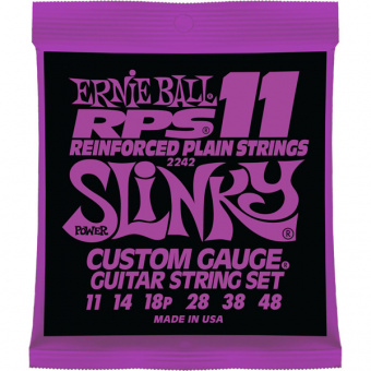 P02242 Power Slinky RPS11 Комплект струн для электрогитары, никель, 11-48, Ernie Ball от магазина Соло в Иркутске