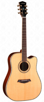 P860ADK-NAT Электро-акустическая гитара, с вырезом, с футляром, массив адирондакской ели, Parkwood от магазина Соло в Иркутске