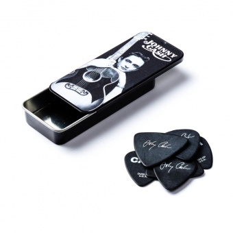 JCPT01M Johnny Cash Memphis Медиаторы 6шт, средние, в коробочке, Dunlop от магазина Соло в Иркутске