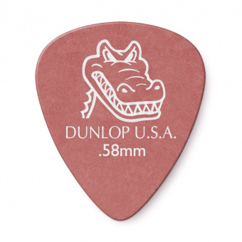 417P.58 Gator Grip Медиаторы, 12шт, толщина 0,58мм, Dunlop от магазина Соло в Иркутске