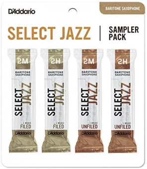 DSJ-L2M Select Jazz Набор тростей для саксофона баритон, размер 2M-2H, 4шт, Rico от магазина Соло в Иркутске