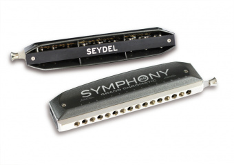 52640C Symphony Alu C Губная гармошка, хроматическая, в кейсе с подогревом, Seydel Sohne от магазина Соло в Иркутске
