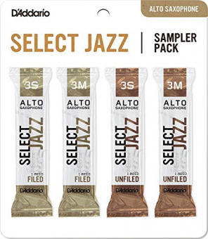 DSJ-J3S Select Jazz Набор тростей для саксофона альт, размер 3S-3M, 4шт, Rico от магазина Соло в Иркутске