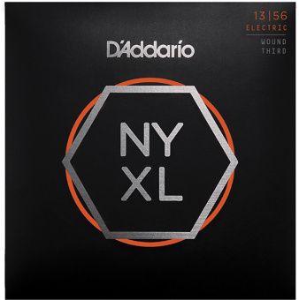 NYXL1356W NYXL Комплект струн для электрогитары, Medium, опл.3-ей струны, 13-56, D'Addario от магазина Соло в Иркутске