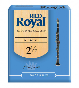 RCB1025 Rico Royal Трости для кларнета Вb, размер 2.5, 10шт, Rico от магазина Соло в Иркутске