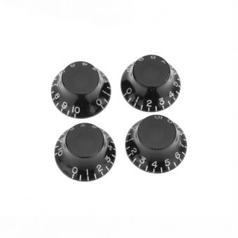 MX1560BK Комплект ручек потенциометров, Les Paul, черные, 4шт, Musiclily от магазина Соло в Иркутске