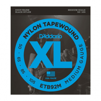 ETB92M Tapewound Комплект струн для бас-гитары, Medium, 50-105, Medium Scale, D'Addario от магазина Соло в Иркутске