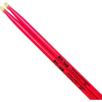 KKGN0CP5B Барабанные палочки 5В, граб, деревянный наконечник, розовые, KK Percussion от магазина Соло в Иркутске