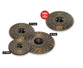 CCD460+18 Classics Custom Dark Set Комплект тарелок 14"/16"/20"+18", Meinl от магазина Соло в Иркутске