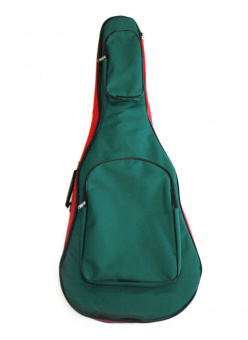 MZ-ChG-12-3green/red Чехол для гитары дредноут, MEZZO от магазина Соло в Иркутске