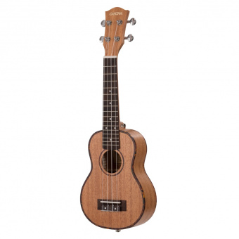 HH-2026L Mahogany Series Укулеле сопрано, леворукий, с чехлом, цвет натуральный, Cascha от магазина Соло в Иркутске