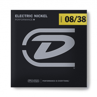 DEN0838 Комплект струн для электрогитары, никелированные, Extra light, 8-38, Dunlop от магазина Соло в Иркутске