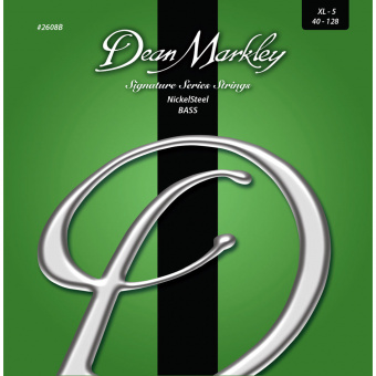 DM2608B Signature Nickel Steel Комплект струн для 5-струнной бас-гитары, 40-128, Dean Markley от магазина Соло в Иркутске