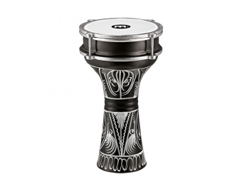 HE-122 Aluminum Барабан дарбука 6 1/2 x 12 3/4", алюминий, гравировка, черный, Meinl от магазина Соло в Иркутске