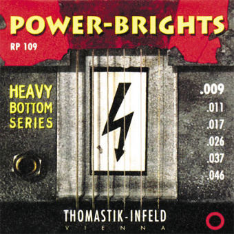 RP109 Power-Brights Heavy Bottom Комплект струн для электрогитары, 9-46, Thomastik от магазина Соло в Иркутске