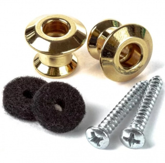 2PSLS034G Straplok Dual Крепление ремня, золото, Dunlop от магазина Соло в Иркутске