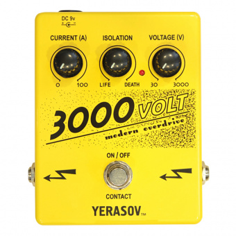 3000-Volt Modern Overdrive Педаль эффектов, Yerasov от магазина Соло в Иркутске