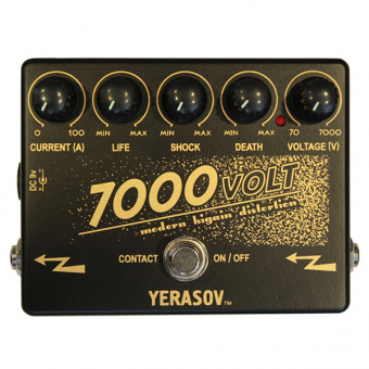 7000-Volt Modern higain distortion Педаль эффектов, Yerasov от магазина Соло в Иркутске