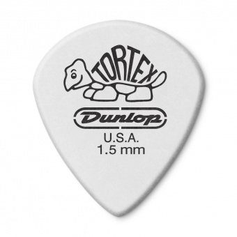 478R1.50 Tortex White Jazz III Медиаторы 72шт, толщина 1,5мм, Dunlop от магазина Соло в Иркутске