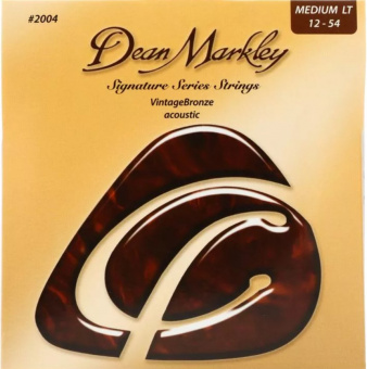 DM2004 Vintage Bronze Комплект струн для акустической гитары, бронза 85/15, 12-54, Dean Markley от магазина Соло в Иркутске