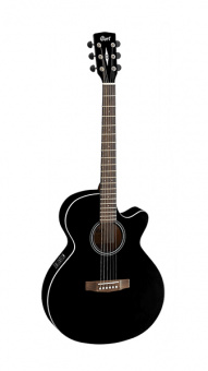 SFX1F-BK SFX Series Электро-акустическая гитара, с вырезом, черная, Cort от магазина Соло в Иркутске