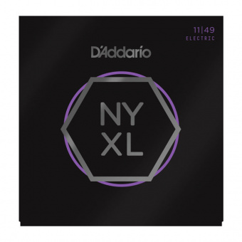 NYXL1149 NYXL Комплект струн для электрогитары, никелированные, Medium, 11-49, D'Addario от магазина Соло в Иркутске
