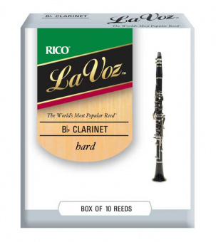 RCC10HD La Voz Трости для кларнета Bb, жесткие (Hard), 10шт, Rico от магазина Соло в Иркутске