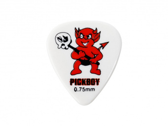 GP-211-4/075 Celltex Red Devil Медиаторы 50шт, толщина 0.75мм, Pickboy от магазина Соло в Иркутске