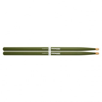 TX2BW-GREEN 2B Барабанные палочки, зеленые, орех гикори, деревянный наконечник, ProMark от магазина Соло в Иркутске